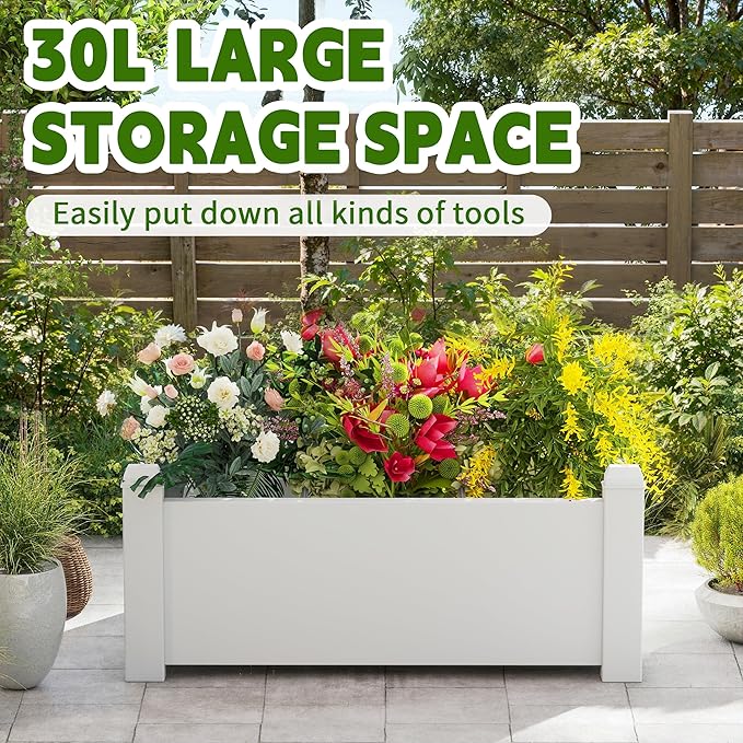 14 Gallon Raised Garden Bed, Self-Watering Raised Planter Box - Image 7