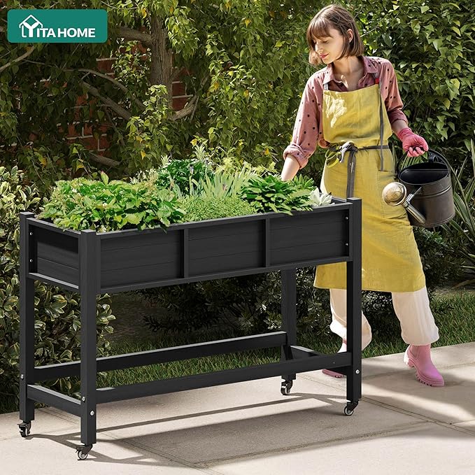 YITAHOME Raised Garden Bed HDPE, Herb Garden Bed - Image 9