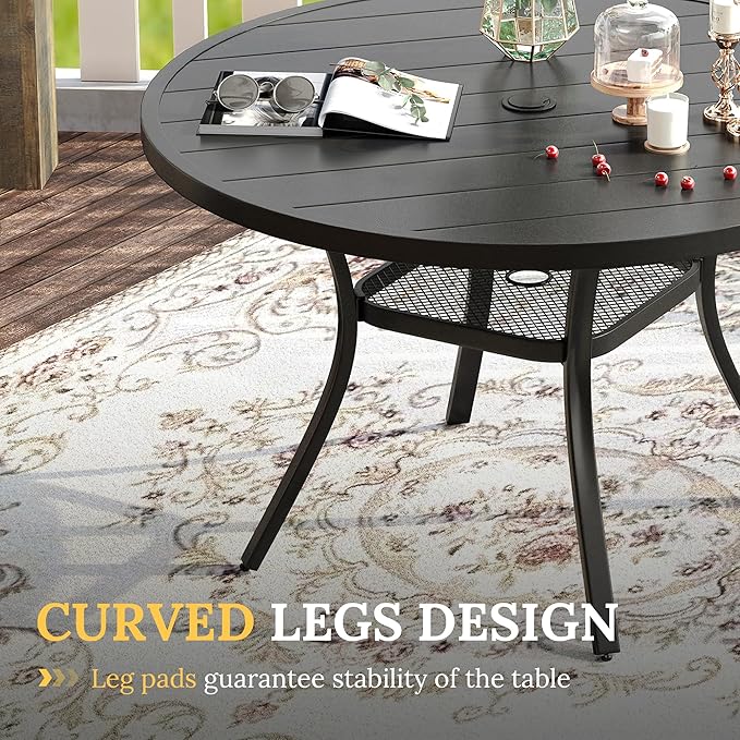 VICLLAX 5 Pieces Patio Dining Set - Image 2
