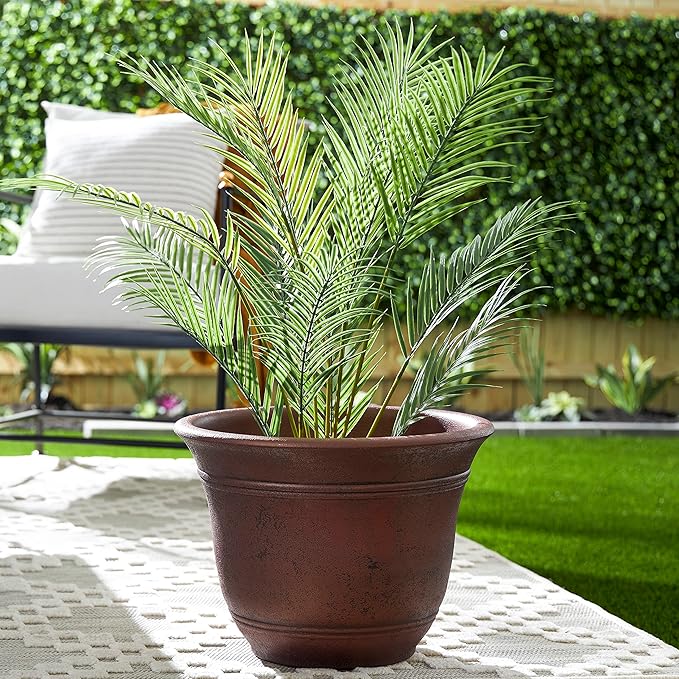 The HC Companies Sierra Round Self-Watering Pot - Image 2