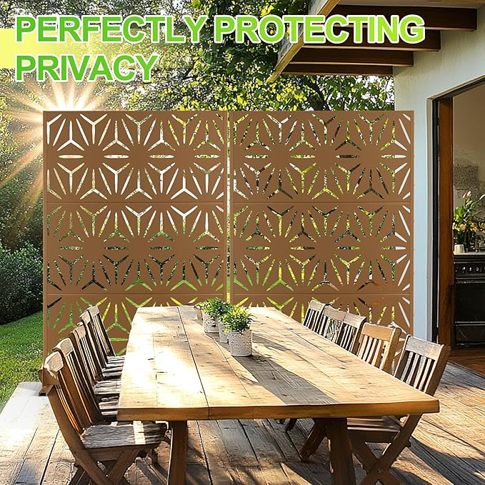 Outdoor Privacy Screen, Freestanding Privacy Fence Panels - Image 2