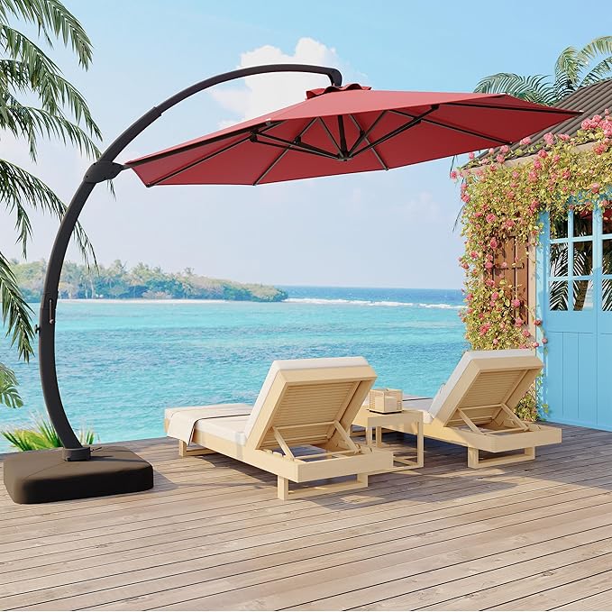 GarveeLife 11FT Cantilever Patio Umbrella by GarveeLife