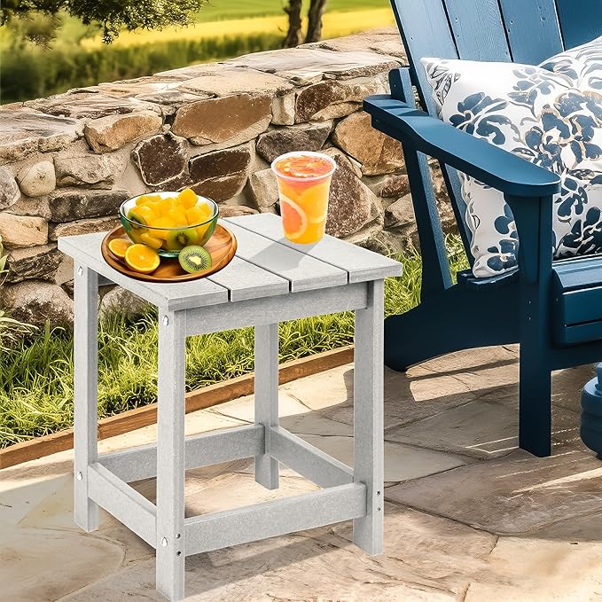 LZRS Adirondack Square Outdoor Side Table - Image 7