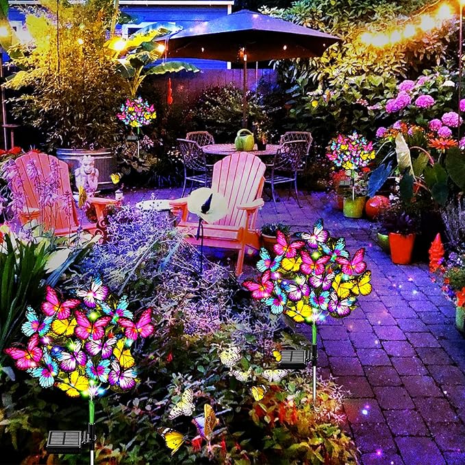 Solar Garden Lights Outdoor Waterproof Solar Lights 2 Pack - Image 7