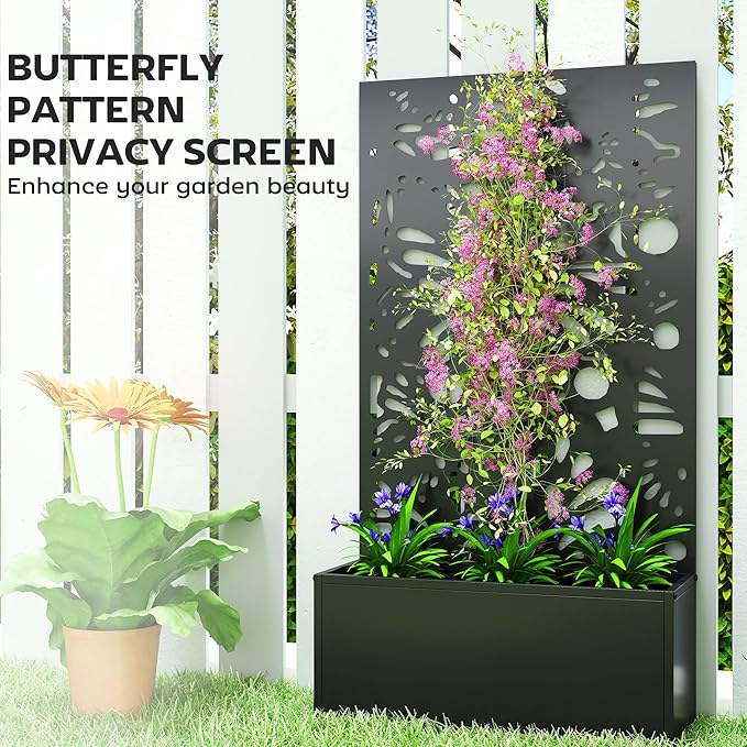 Outsunny Metal Raised Garden Bed - Image 5