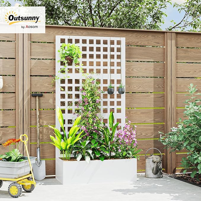 Outsunny Galvanized Raised Garden Bed - Image 2