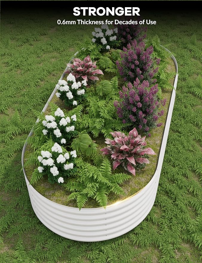 GarveeLife 10x4x1.5 ft Galvanized Raised Garden Bed - Image 6