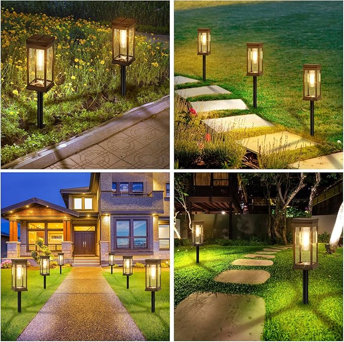 BesLowe Solar Pathway Lights Outdoor, Super Bright Outside Lights - Image 7