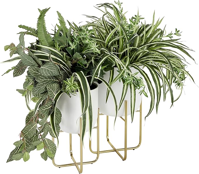 Deco 79 Metal Indoor Outdoor Planter Large Planter Pot - Image 8