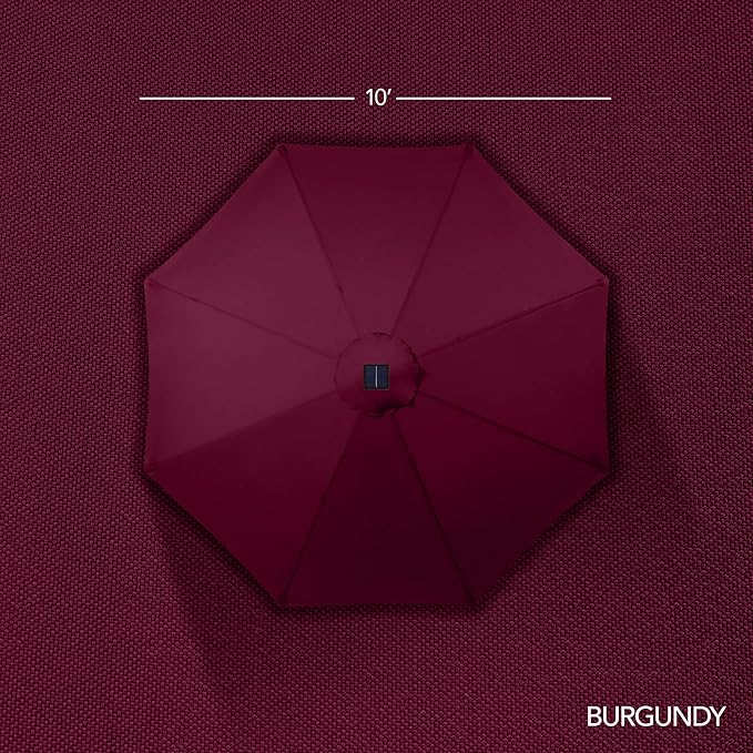 Best Choice Products 10ft Offset Cantilever Hanging Market Patio Umbrella - Image 8
