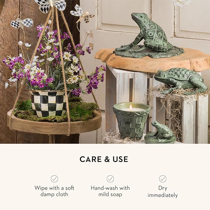 MACKENZIE-CHILDS Flowerpot, Decorative Garden Pot - Image 5