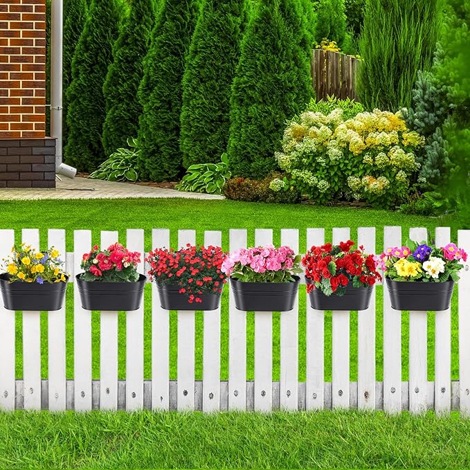 MADHOLLY Railing Planter with Drainage Holes - Image 7