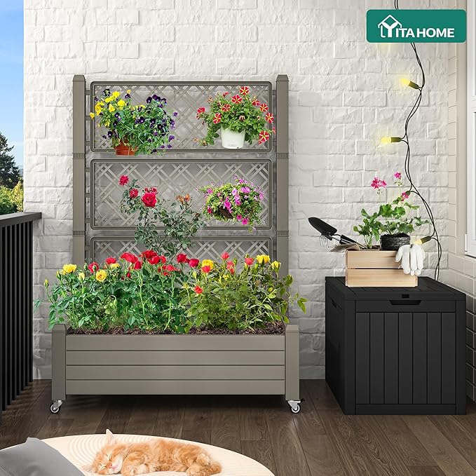 YITAHOME 3.6x1.5x5 FT Planter Box Trellis - Image 3
