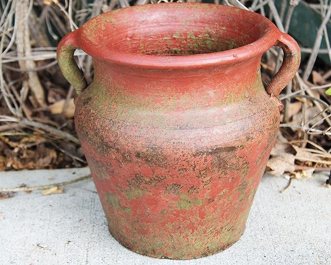 Egyptian Era Designed Earthen Ware Terra-Cotta Vessel/Planter - Image 3