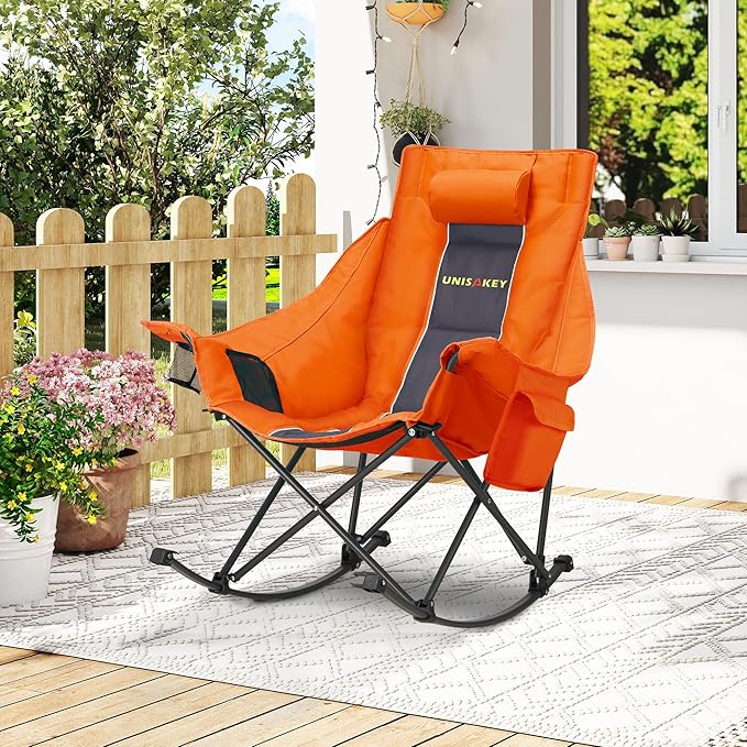 Oversized Rocking Camping Chair - Image 9
