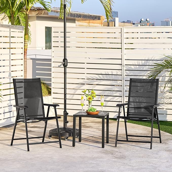 Yaheetech Patio Dining Chairs Set of 4 - Image 9