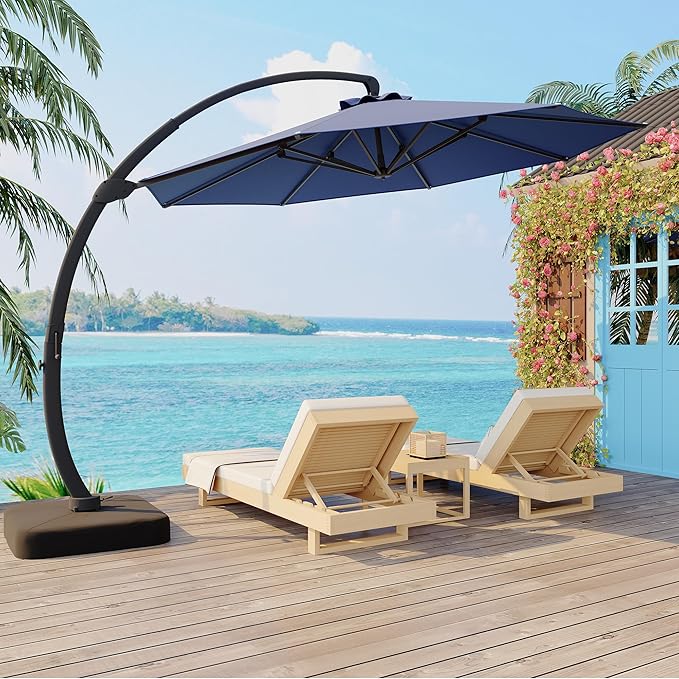 GarveeLife 11FT Cantilever Patio Umbrella by GarveeLife