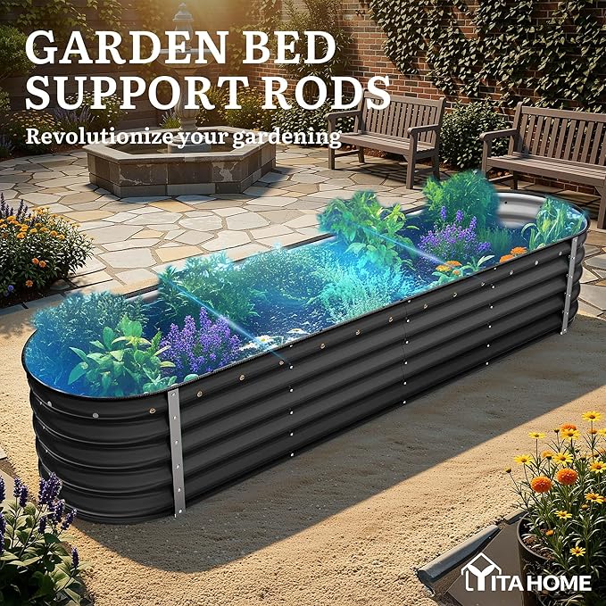 YITAHOME 17" Tall 9 in 1 Large Raised Garden Bed Kit, Outdoor Above Ground - Image 7