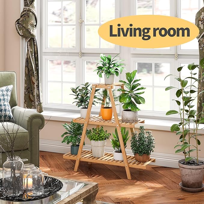 Bamboo Plant Stand - Image 4