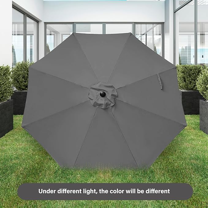 Simple Deluxe 9' Patio Umbrella Outdoor Table Market Yard Umbrella - Image 3