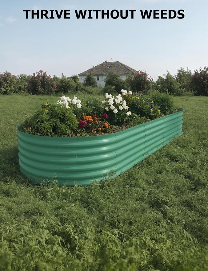 2 Pcs Raised Garden Beds Outdoor 10x4x1.5 ft - Image 4