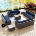 Kullavik 15 Pieces Outdoor Patio Furniture Set by KULLAVIK