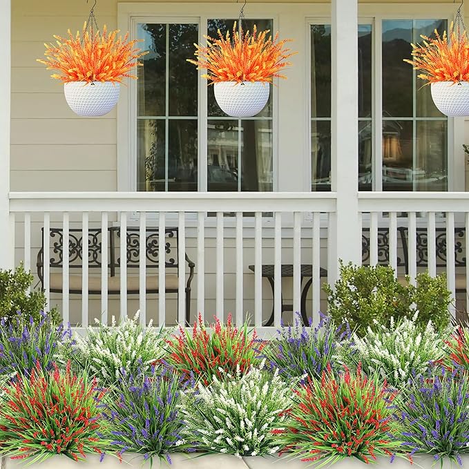 Artificial Fall Fake Outdoor Plants Flowers - Image 2