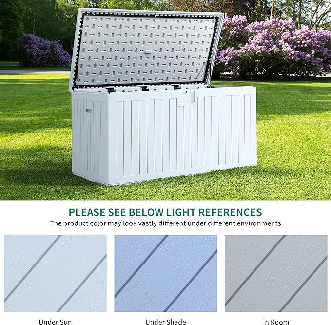 YITAHOME XXL 230 Gallon Large Deck Box, Outdoor Storage - Image 3