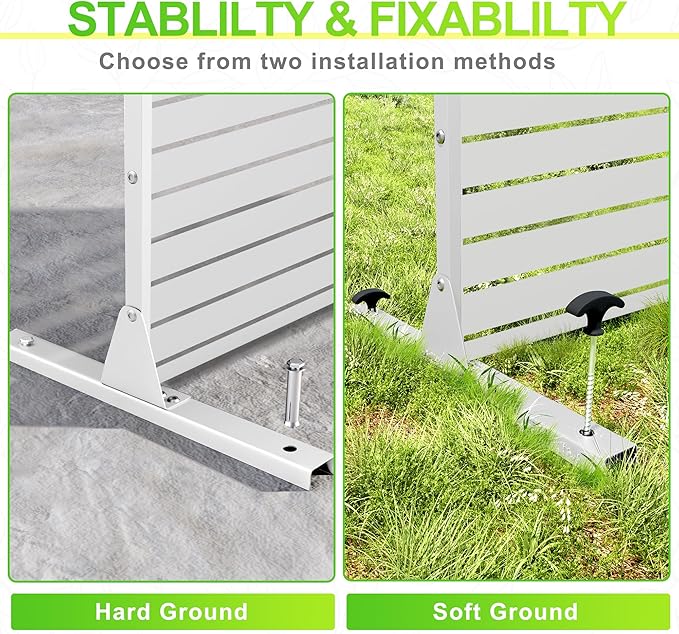 Outdoor Privacy Screen, Freestanding Privacy Fence Panels - Image 5