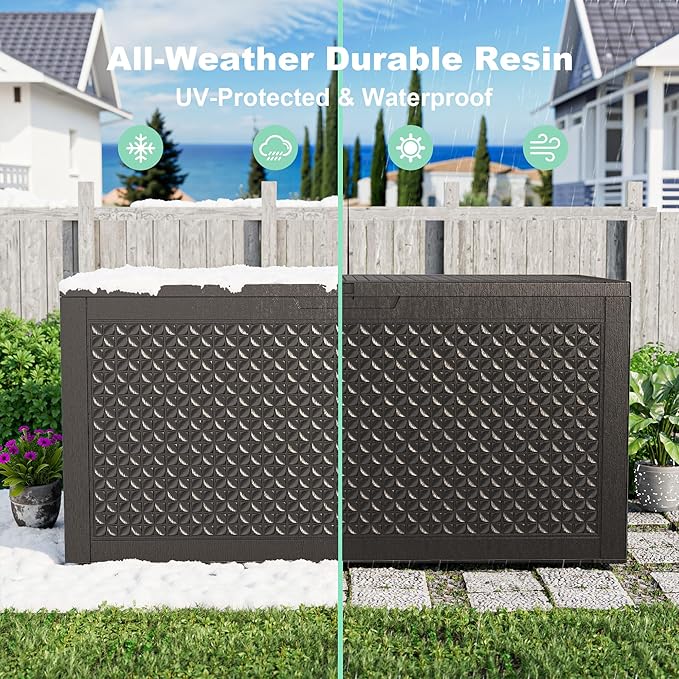 ROJIK Outdoor Storage Housing Deck Box - Image 6