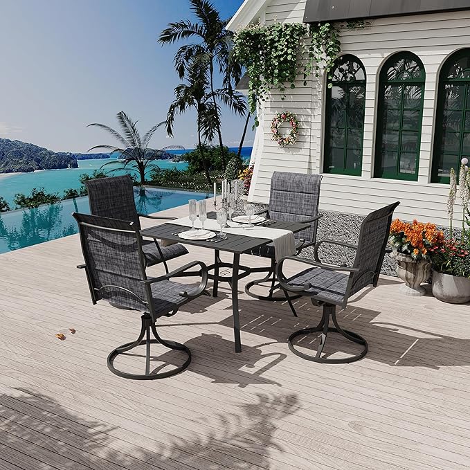 MELLCOM 37''x37'' Outdoor Dining Table - Image 7