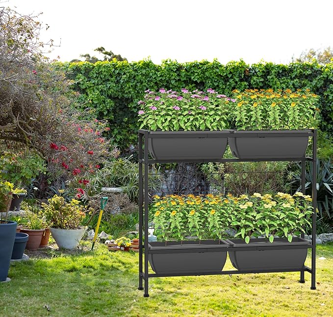 CADUKE Raised Planter Box, Plastic Raised Garden Bed - Image 8
