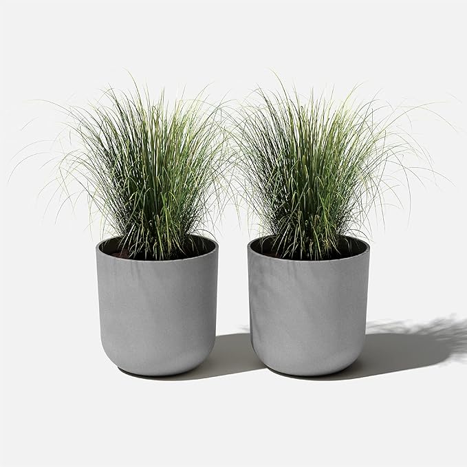 Veradek Round Lima Plastic Planter Pots - Image 8