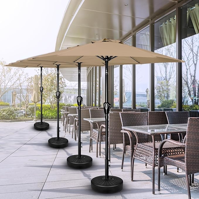 Simple Deluxe 9' Patio Umbrella Outdoor Table Market Yard Umbrella - Image 5