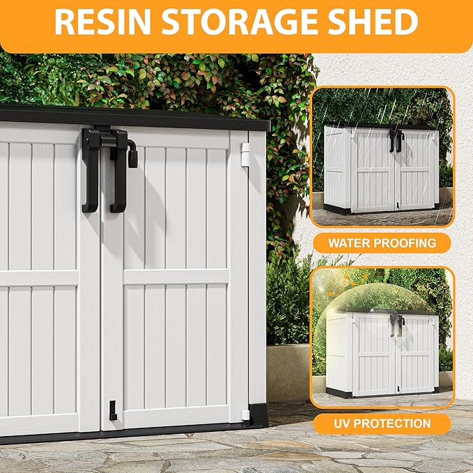 LHBcraft Outdoor Storage Cabinet 36 Cu Ft - Image 3