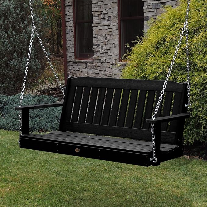 Highwood AD-PORL2-BKE Lehigh Porch Swing, 4 Feet - Image 2