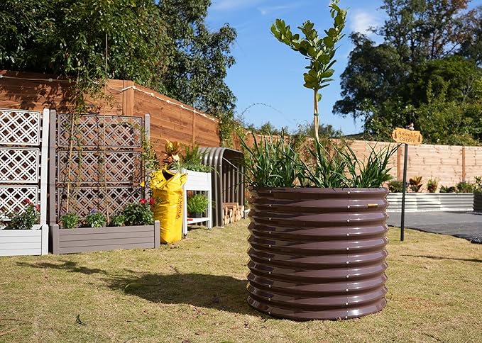 A ANLEOLIFE Set of 6, 30 Inch Extra Tall Galvanized Raised Garden Beds Kit - Image 5