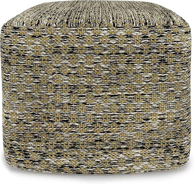 SIMPLIHOME Janelle Square Pouf - Image 4