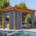 NICETOWN Outdoor Curtains for Patio Fade Resistant, Fade-Proof Curtains Grade 4 by NICETOWN