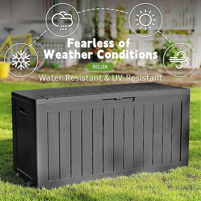 ROJIK Outdoor Storage Housing Deck Box - Image 6