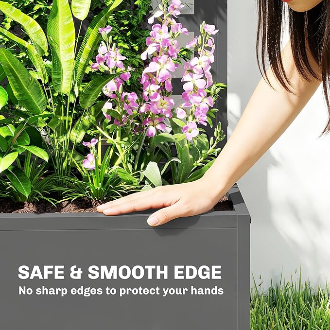 Outsunny Galvanized Raised Garden Bed - Image 5