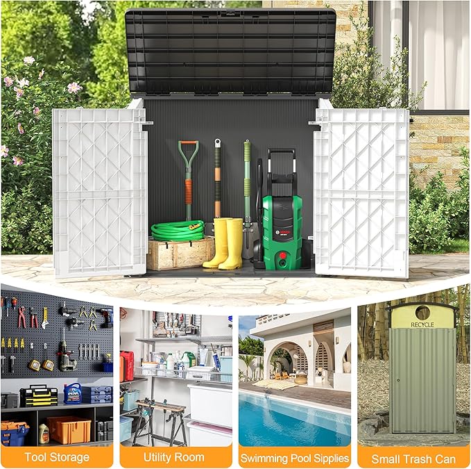 LHBcraft Outdoor Storage Cabinet 36 Cu Ft - Image 6