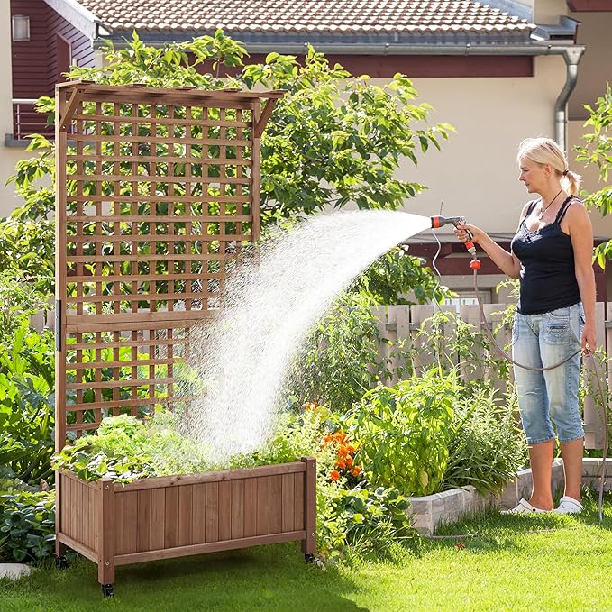 Yaheetech 72" H Horticulture Garden Planter - Image 3