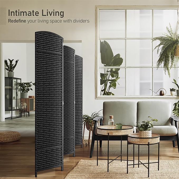 Sorbus 6 Panel Room Divider 6 ft. Tall - Image 2
