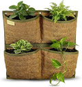 Vertical Garden Planter, 4 Pocket, Vertical Planter, wall planters by Austram
