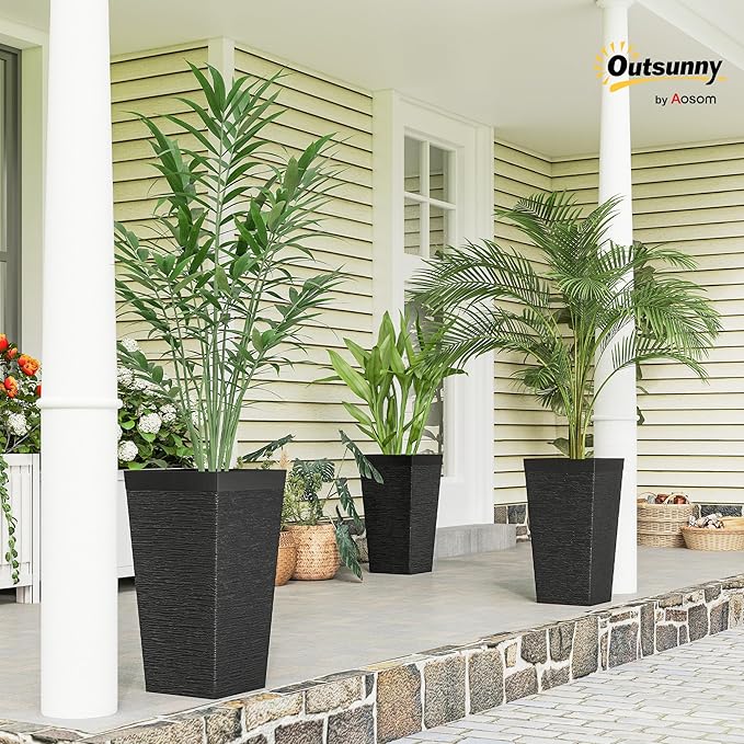 Outsunny 22.8 Inch Tall Planters - Image 2
