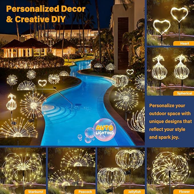 Solar Garden Lights Outdoor Decorative - Image 2