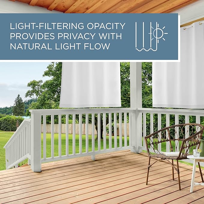 Town & Country Basics Cabana Solid Heavyweight Indoor Outdoor Curtains - Image 9