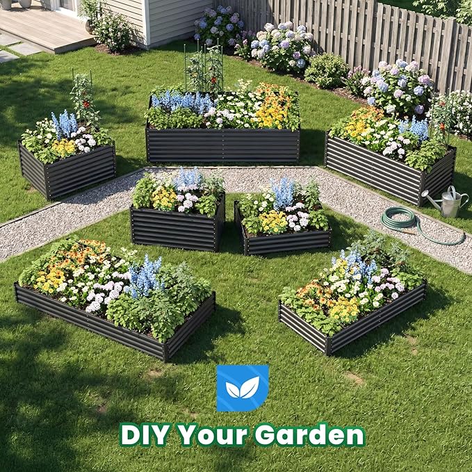 Quictent Galvanized Raised Garden Bed 8x4x2 Ft Tall Metal Planter Box - Image 8