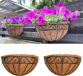 LaLaGreen Wall Hanging Planter, 2 Pack, 12 Inch Wall Mounted Flower Basket by L%C3%A1L%C3%A1Green